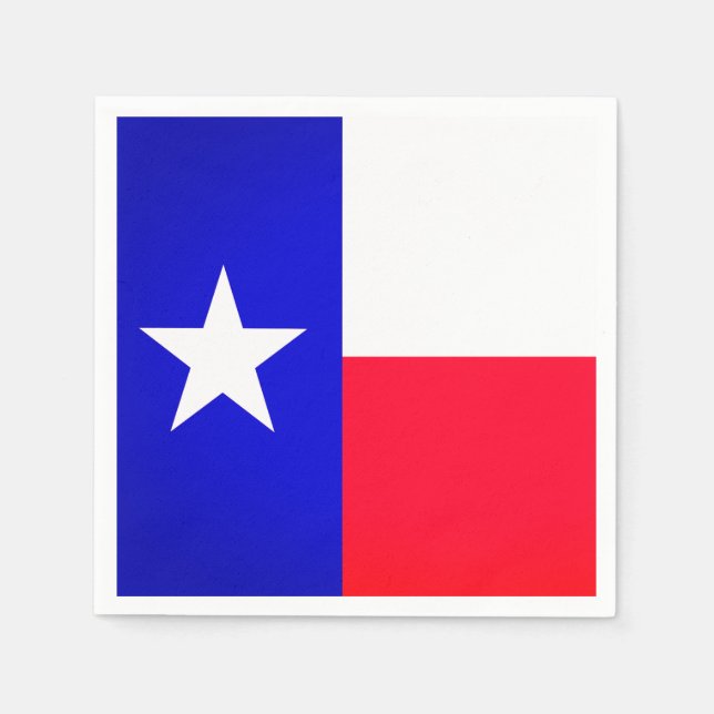 Texas Flag Napkins (Front)
