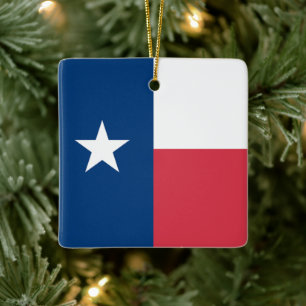 Texas Flag Ornament