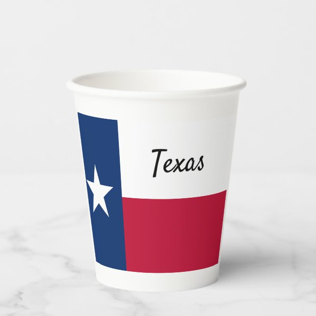 Texas flag Paper cup (Front)