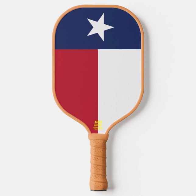 Texas Flag  Pickleball Paddle (Front)