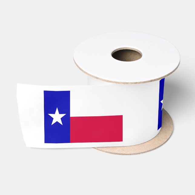 Texas flag satin ribbon (Spool)
