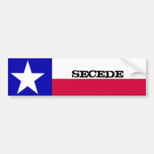 Texas Flag Secede Sticker