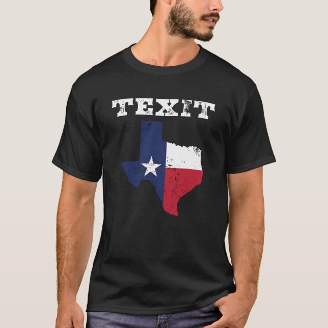 Texas Flag Secession T-Shirt (Front)