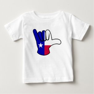 Texas flag Shaka Baby T-Shirt