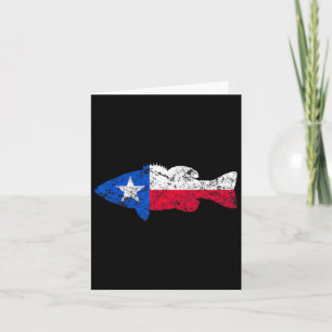 Texas Flag Smallmouth Byb Fishing Card