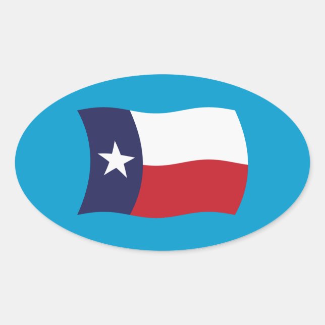 Texas Flag Sticker (Front)