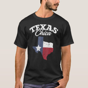 Texas Flag Texan Women Girls Texas Chica Proud Tex T-Shirt