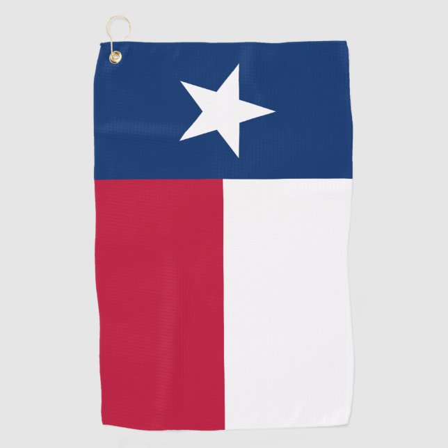 Texas Flag & Texas State USA golf /sport fans Towel (Front)