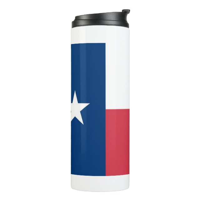 Texas Flag Thermal Drink Tumbler (Rotated Left)