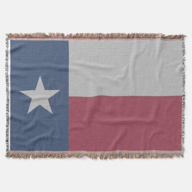 Texas Flag Throw Blanket (Front)