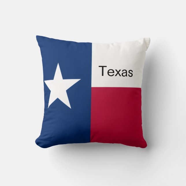 Texas flag throw Pillow (Front)