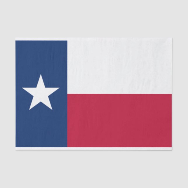 Texas Flag Tissue Paper (Front)