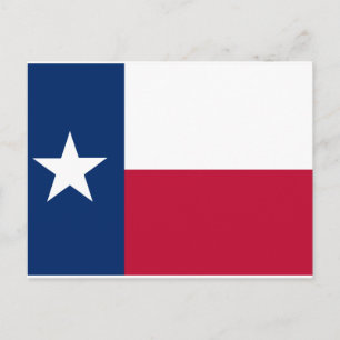 Texas Flag USA Postcard