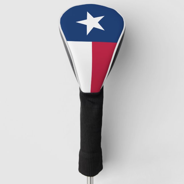 Texas Flag - vertical display Golf Head Cover (Front)
