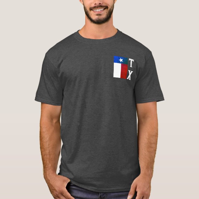 Texas Flag (vertical) T-Shirt (Front)