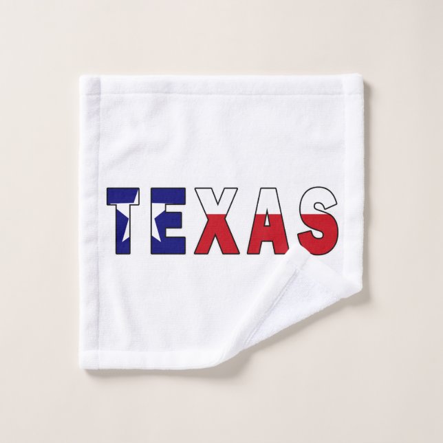 Texas Flag Wash Cloth (Wash Cloth)