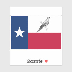Texas Flag With Dove
