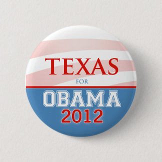 TEXAS for Obama 2012 6 Cm Round Badge