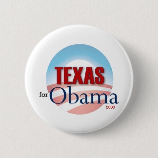 TEXAS for Obama 6 Cm Round Badge