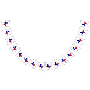 Texas Forever Flag Map