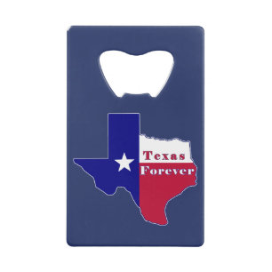 Texas Forever Flag Map