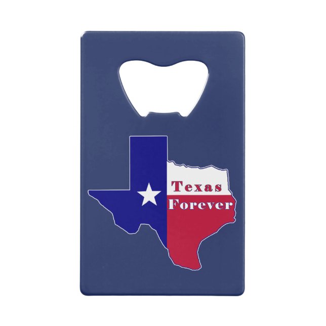 Texas Forever Flag Map (Front)