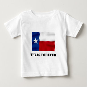 TEXAS FOREVER - Flag Text - Multi_Products Baby T-Shirt