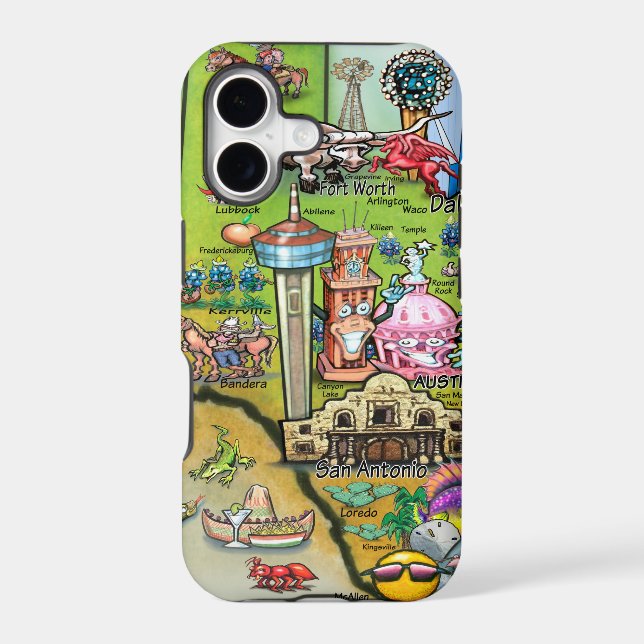 Texas Fun Map (Back)
