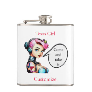 Texas Girl Thunder_Cove Hip Flask