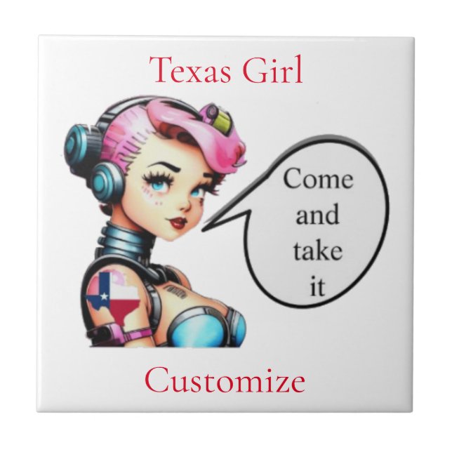 Texas Girl Thunder_Cove  Tile (Front)