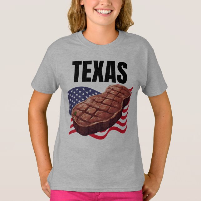 Texas Girl's T-Shirt  (Front)