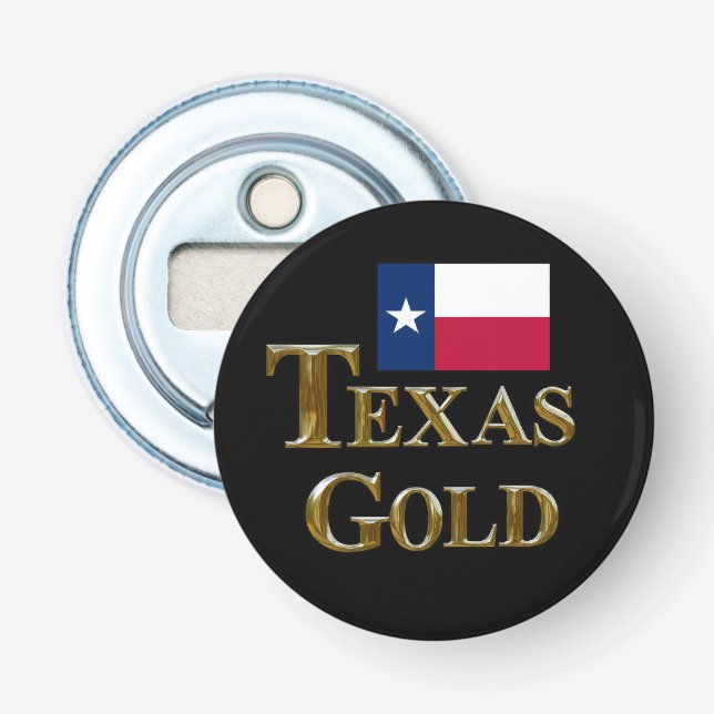 TEXAS GOLD BOTTLE OPENER (Front)