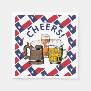 TEXAS Great Texan Beer Paper Napkin