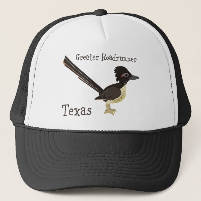 Texas Greater Roadrunner Trucker Hat (Front)