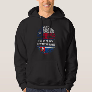 Texas Grown With Slovakian Roots Slovakia Hoodie