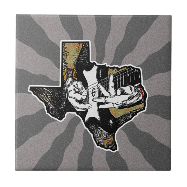 Texas Guitar Tile (Front)