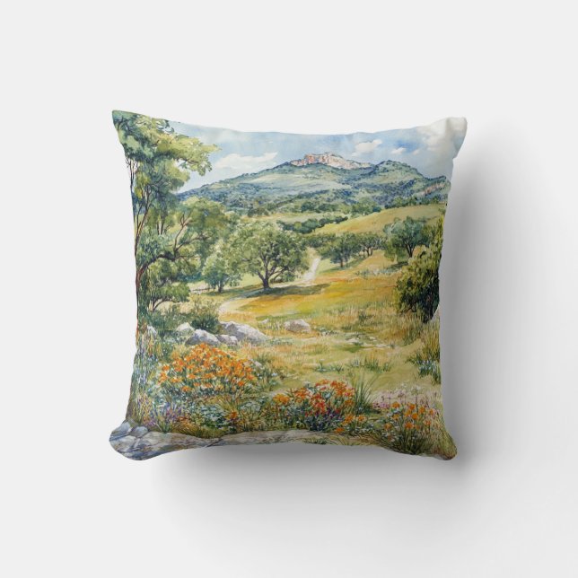 Texas Hill Country Cushion (Front)