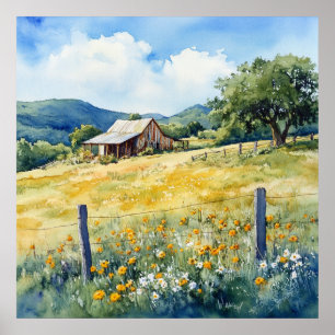 Texas Hill Country Poster