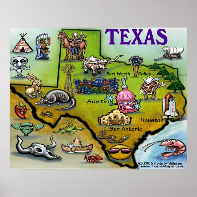 Texas Hill Country Poster (Front)