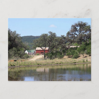 Texas Hill Country Ranch Postcard
