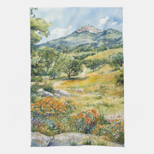Texas Hill Country Tea Towel