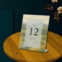 Texas Hill Country Wedding Table Name Cards