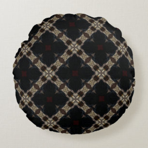 Texas Ho-Down Decor Pattern Round Cushion
