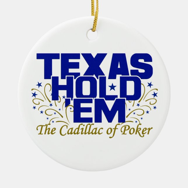 Texas Hold 'Em ornament (Front)