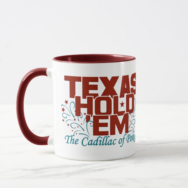 Texas Hold 'Em Poker mugs (Left)