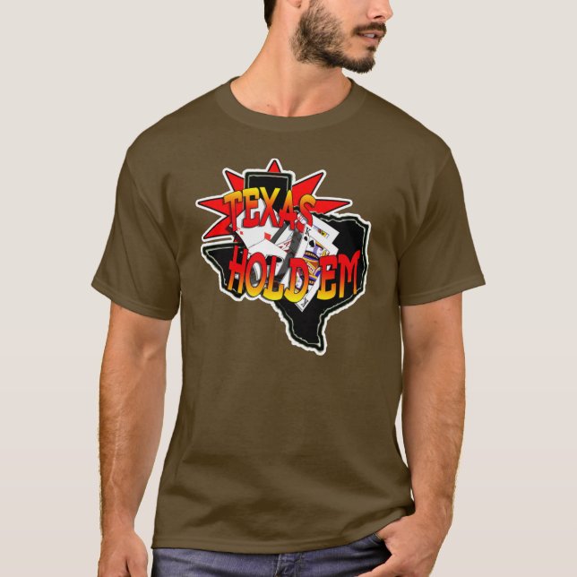 TEXAS-HOLD-EM T-Shirt (Front)