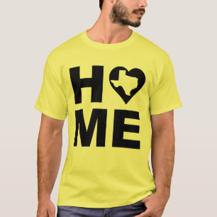 Texas Home Heart State Tees T-Shirt
