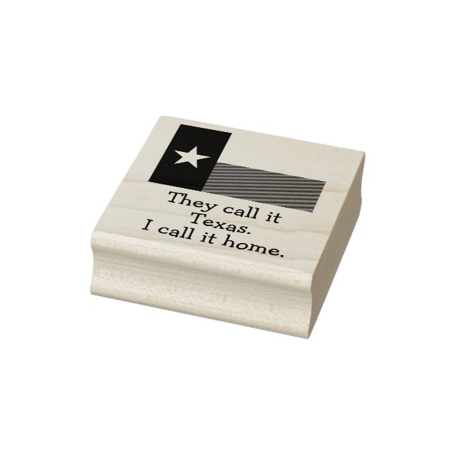 Texas Home Rubber Stamp (Stamp)