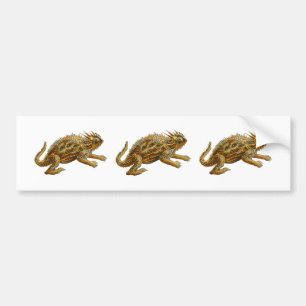Texas Horned Lizard Bumper Sticker