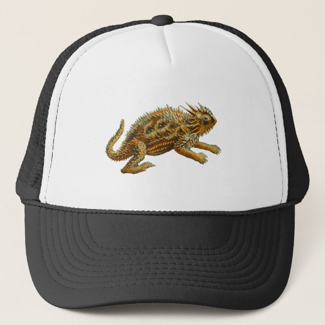 Texas Horned Lizard Trucker Hat (Front)